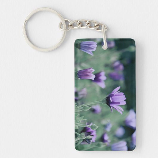 Purple Flowers Sleutelhanger (Voorkant)
