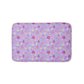 Purple Flowers Small Bath Mat (Voorkant)