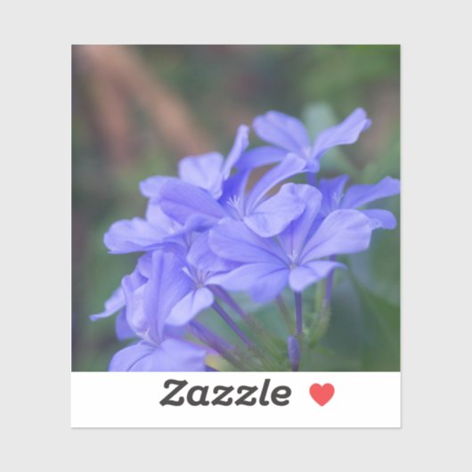 Purple Flowers Sticker (Vel)