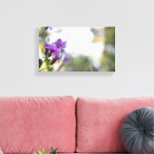 Purple Flowers Summer Natuur Fotografie Floral Canvas Afdruk (Insitu (Woonkamer))