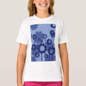 Purple Flowers T-shirt (Voorkant)
