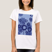 Purple Flowers T-shirt (Voorkant)