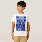 Purple Flowers T-shirt (Voorkant volledig)