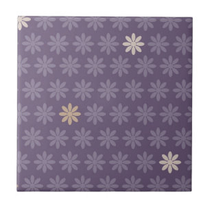 Purple Flowers Tegeltje