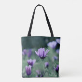 Purple Flowers Tote Bag (Achterkant)