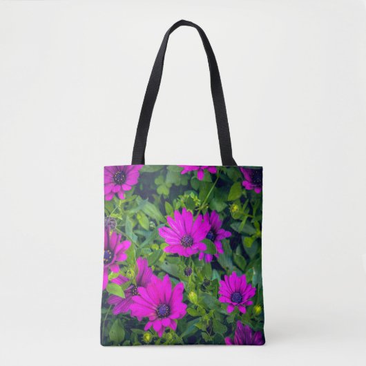 Purple Flowers Tote Bag (Voorkant)