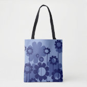 Purple Flowers Tote Bag (Voorkant)
