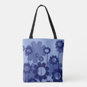 Purple Flowers Tote Bag (Achterkant)