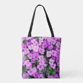 Purple Flowers Tote Bag (Achterkant)