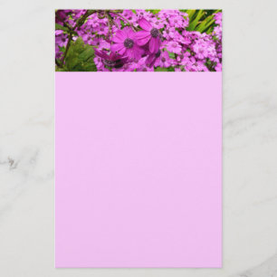 Purple Flowers uit San Francisco Briefpapier