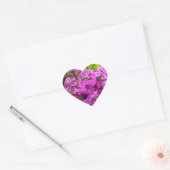 Purple Flowers uit San Francisco Hart Sticker (Envelop)