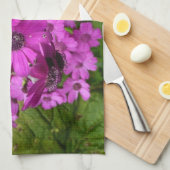 Purple Flowers uit San Francisco Theedoek (Quarter Fold)