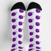 Purple Football Helmets Sokken (Top)