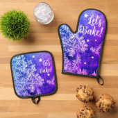 Purple Frost  Ovenwant & Pannenlap Set (Top down)