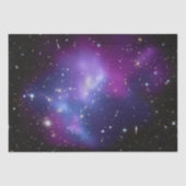 Purple Galaxy Cluster Celestial Photo Tissuepapier (Voorkant)