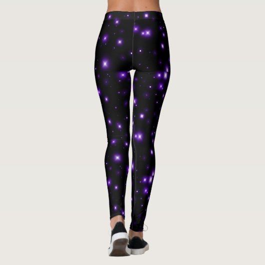 Purple Galaxy Leggings (Achterkant)