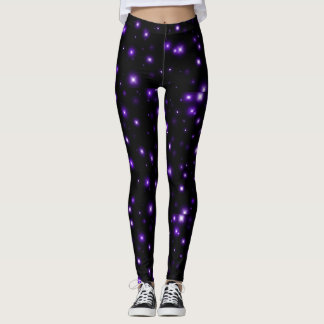 Purple Galaxy Leggings