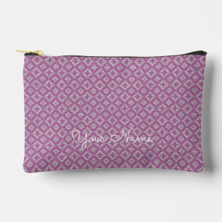 Purple Geometric Personalized Name Etui