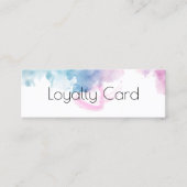 Purple Glitter Luxury Drip Salon Klantenkaartje (Voorkant)