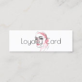 Purple Glitter Luxury Drip Salon  Klantenkaartje (Voorkant)