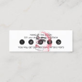 Purple Glitter Luxury Drip Salon  Klantenkaartje (Achterkant)