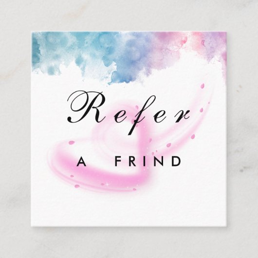 Purple Glitter Luxury Drip Salon Kortingskaartje (Voorkant)