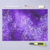 Purple Glitter Sparkle Glam Elegant Design Tissuepapier (Craft)
