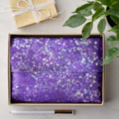 Purple Glitter Sparkle Glam Elegant Design Tissuepapier (Geschenk)