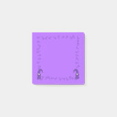 Purple Gnomes with Mushrooms Post-it® Notes (Voorkant)