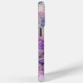 Purple & Gold Alcohol Ink iPhone Case (Achterkant / Rechts)