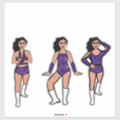 Purple Gold Dots #2 Sticker (Vel)