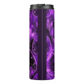Purple Gothic Easter Pattern Thermosbeker (Achterkant)