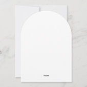 Purple gradient elegant wedding kaart (Achterkant)