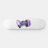 purple graffiti persoonlijk skateboard (Horizontaal)