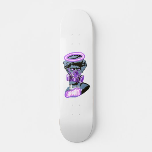 purple graffiti persoonlijk skateboard (Voorkant)
