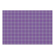 Purple Gray Plaid Tartan