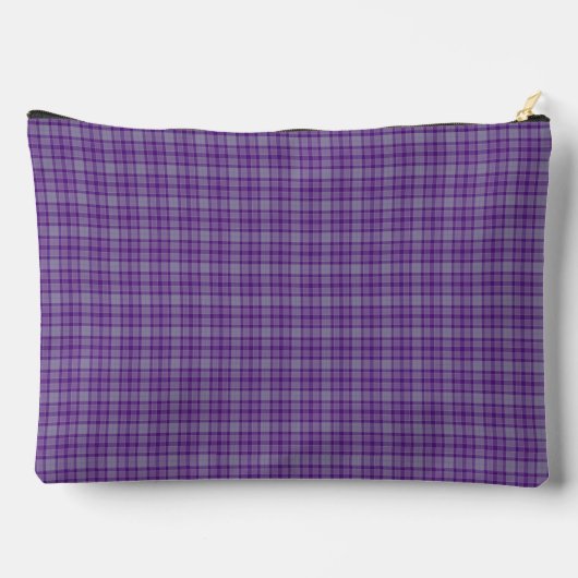 Purple Gray Plaid Tartan Pattern Etui (Achterkant)