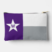 Purple & Gray Texas Flag Etui (Achterkant)