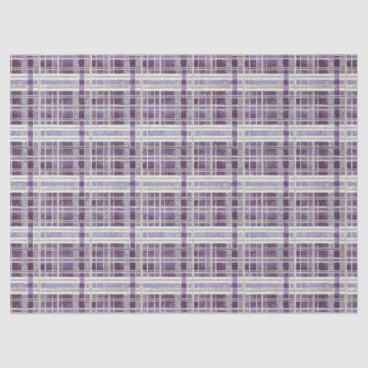 Purple Green Christmas Pattern#2 ID1009 Tissuepapier (Voorkant)