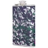 Purple, Green, Pink, Marble Artwork Heupfles (Links)