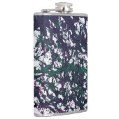 Purple, Green, Pink, Marble Artwork Heupfles (Rechts)