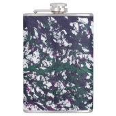 Purple, Green, Pink, Marble Artwork Heupfles (Voorkant)