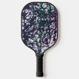 Purple, Green, Pink, Marble Artwork Pickleball Paddle