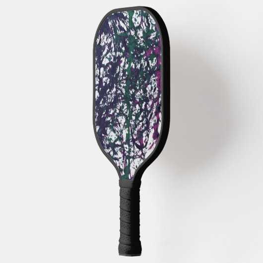 Purple, Green, Pink, Marble Artwork Pickleball Paddle (Links)