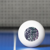 Purple, Green, Pink, Marble Artwork Pingpongbal (Net)