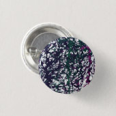 Purple, Green, Pink, Marble Artwork Ronde Button 3,2 Cm (Voorkant /achterkant)