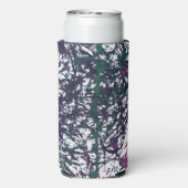 Purple, Green, Pink, Marble Artwork Seltzer Blikjeskoeler (Seltzer Achterkant)