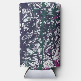 Purple, Green, Pink, Marble Artwork Seltzer Blikjeskoeler