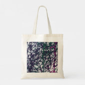 Purple, Green, Pink, Marble Artwork Tote Bag (Achterkant)