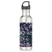 Purple, Green, Pink, Marble Artwork Waterfles (Voorkant)